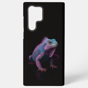 Schwarz 4 Luxe Galaxy S22 Ultra, Rosa Leguan Samsung Galaxy Hülle