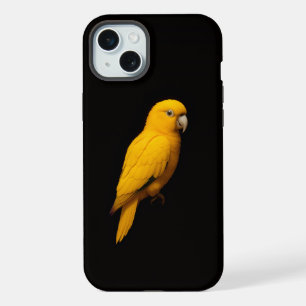 Schwarz 4 Luxe, Goldsittich iPhone 15 Plus Hülle