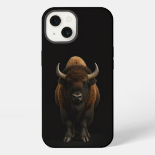 Schwarz 4 Luxe iPhone 13, Amerikanischer Bison 13 Hülle