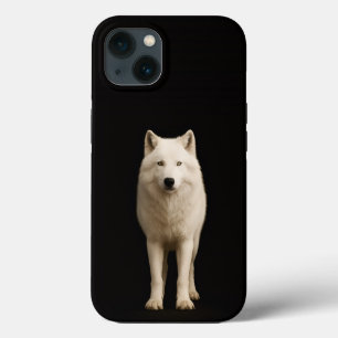 Schwarz 4 Luxe iPhone 13, Elfenbein-Arktischer Wol Case-Mate iPhone Hülle