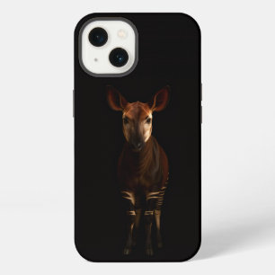 Schwarz 4 Luxe iPhone 13, Wald Okapi 13 Hülle