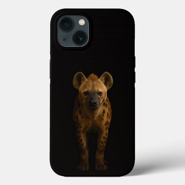 Schwarz 4 Luxe iPhone 13, Wilde Tüpfelhyäne Case-Mate iPhone Hülle (Rückseite)