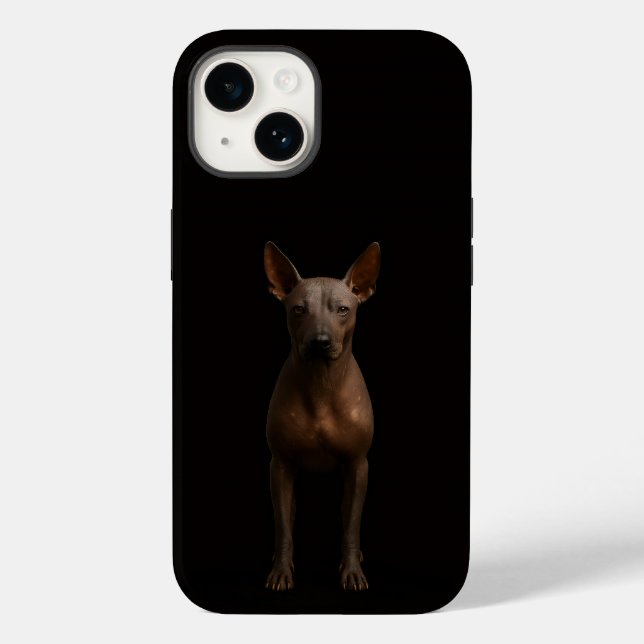 Schwarz 4 Luxe iPhone 14 Mate, Argentinischer Pila Case-Mate iPhone Hülle (Rückseite)