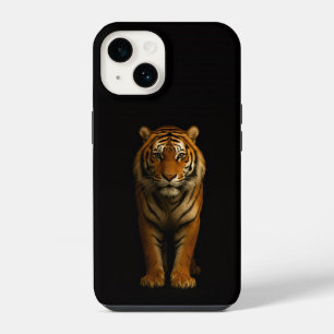 Schwarz 4 Luxe iPhone 14 Mate, Noble Tiger Hülle