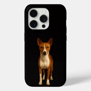 Schwarz 4 Luxe iPhone 15 Pro Mate, Classy Basenji Case-Mate iPhone Hülle