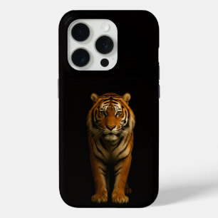 Schwarz 4 Luxe iPhone 15 Pro Mate, Edler Tiger Case-Mate iPhone Hülle