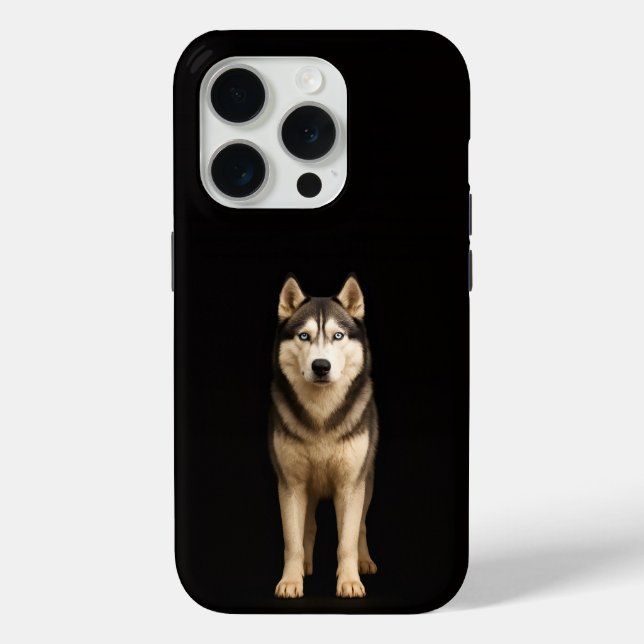 Schwarz 4 Luxe iPhone 15 Pro Mate Icy Elite Husky Case-Mate iPhone Hülle (Rückseite)