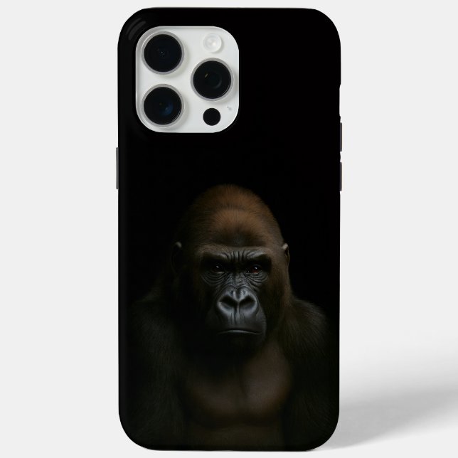 Schwarz 4 Luxe iPhone 15 Pro Max, Gorilla Case-Mate iPhone Hülle (Rückseite)