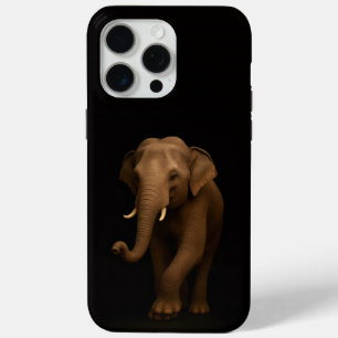 Schwarz 4 Luxe iPhone 15 Pro Max, Indischer Elefan Case-Mate iPhone Hülle
