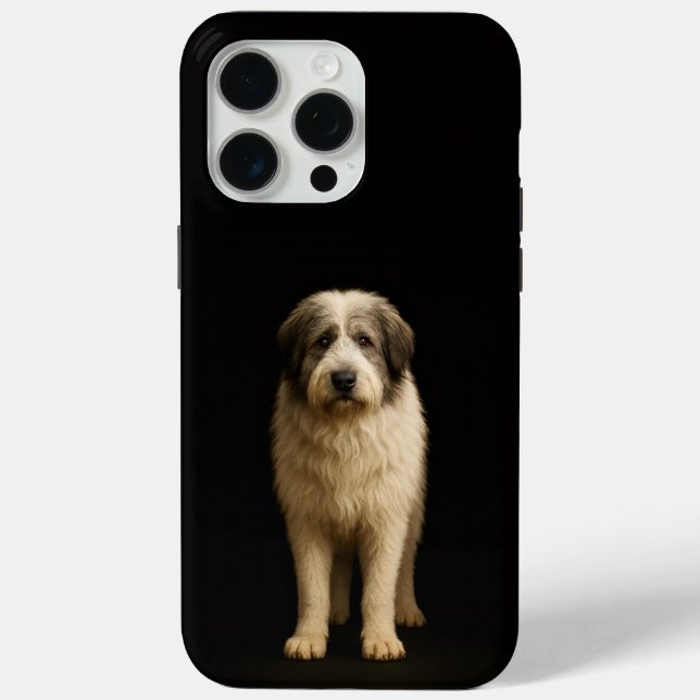 Schwarz 4 Luxe iPhone 15 Pro Max, Mioritic Shepher Case-Mate iPhone Hülle (Rückseite)