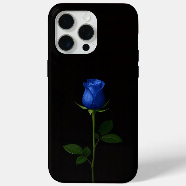 Schwarz 4 Luxe iPhone 15 Pro Max, Mitternachtsblau Case-Mate iPhone Hülle (Rückseite)