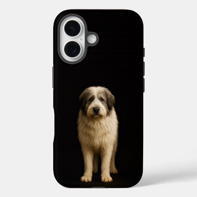 Schwarz 4 Luxe iPhone 16 Mate, Mioritic Shepherd Case-Mate iPhone Hülle (Rückseite)