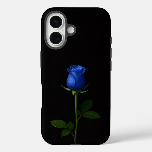 Schwarz 4 Luxe iPhone 16 Mate, Mitternachtsblaue R Case-Mate iPhone Hülle (Rückseite)