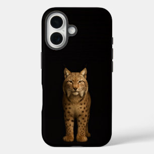 Schwarz 4 Luxe iPhone 16 Mate, Stiller Luchs Hülle