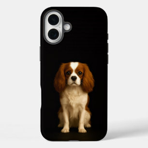 Schwarz 4 Luxe iPhone 16 Plus, Cavalier King Charl Plus Hülle