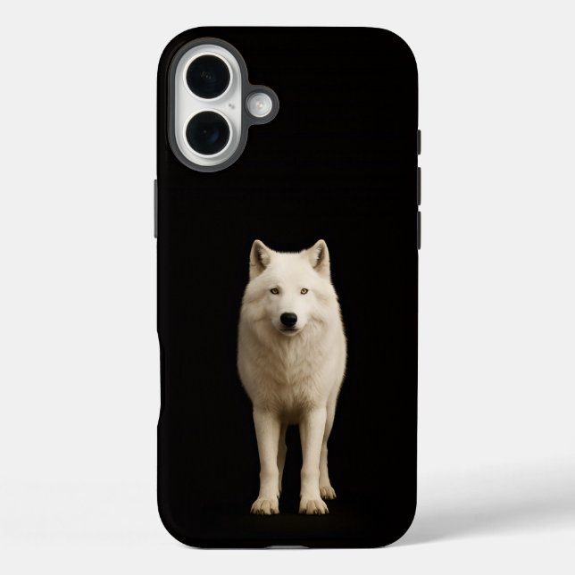 Schwarz 4 Luxe iPhone 16 Plus, Elfenbein Arctic Wo Case-Mate iPhone Hülle (Rückseite)