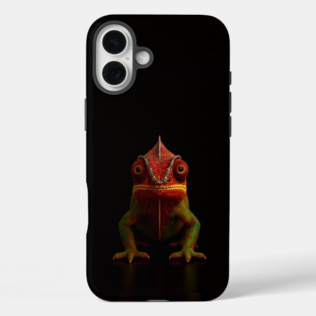 Schwarz 4 Luxe iPhone 16 Plus, Panther Chamäleon Case-Mate iPhone Hülle (Rückseite)