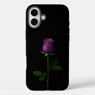 Schwarz 4 Luxe iPhone 16 Plus, Royal Violet Rose Plus Hülle