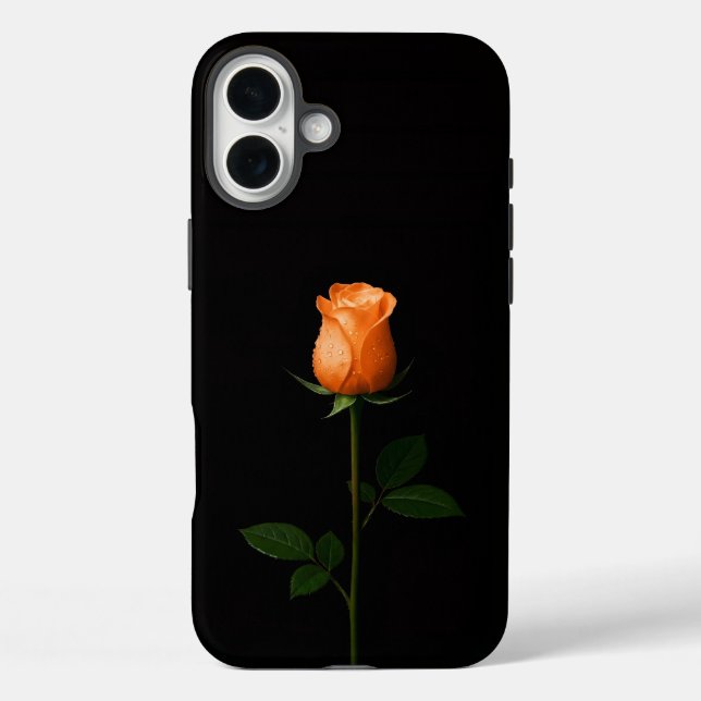 Schwarz 4 Luxe iPhone 16 Plus, Sonnenuntergangs-Or Case-Mate iPhone Hülle (Rückseite)
