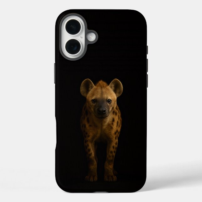 Schwarz 4 Luxe iPhone 16 Plus, wilde Tüpfelhyäne Case-Mate iPhone Hülle (Rückseite)