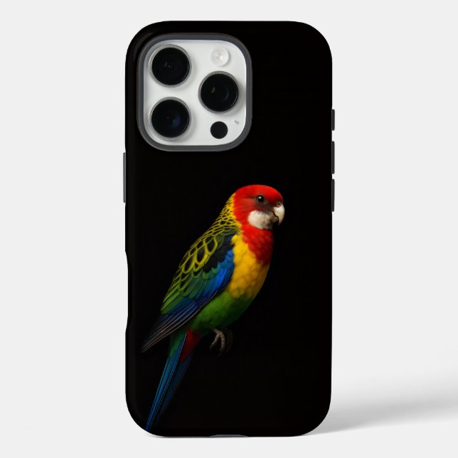 Schwarz 4 Luxe iPhone 16 Pro, Eastern Rosella Case-Mate iPhone Hülle (Rückseite)