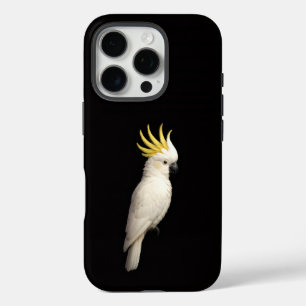 Schwarz 4 Luxe iPhone 16 Pro, Hauben-Kakadu  Pro Hülle