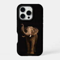 Schwarz 4 Luxe iPhone 16 Pro, Mächtiger Elefant