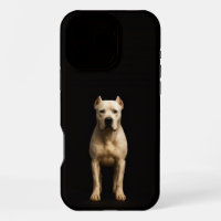 Schwarz 4 Luxe iPhone 16 Pro Max Bold Dogo Argenti
