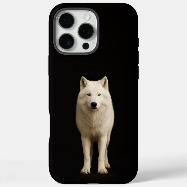 Schwarz 4 Luxe iPhone 16 Pro Max, Elfenbein Arctic Case-Mate iPhone Hülle (Rückseite)