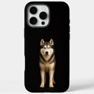 Schwarz 4 Luxe iPhone 16 Pro Max, Icy Elite Husky Max Hülle