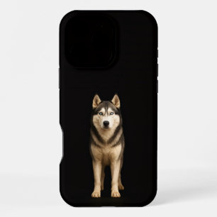 Schwarz 4 Luxe iPhone 16 Pro Max, Icy Elite Husky Max Hülle