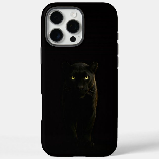 Schwarz 4 Luxe iPhone 16 Pro Max, Schwarzer Panthe Case-Mate iPhone Hülle (Rückseite)