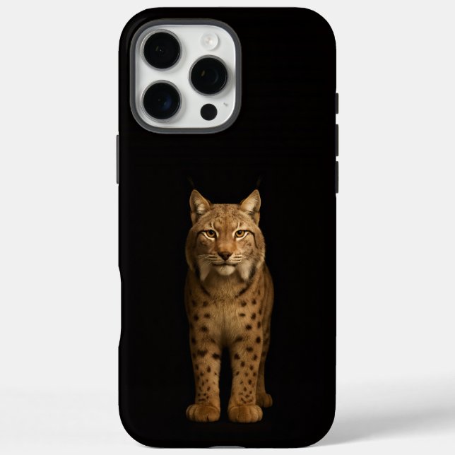 Schwarz 4 Luxe iPhone 16 Pro Max, Stiller Luchs Case-Mate iPhone Hülle (Rückseite)