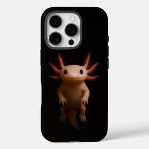 Schwarz 4 Luxe iPhone 16 Pro, Mexikanischer Axolot Pro Hülle