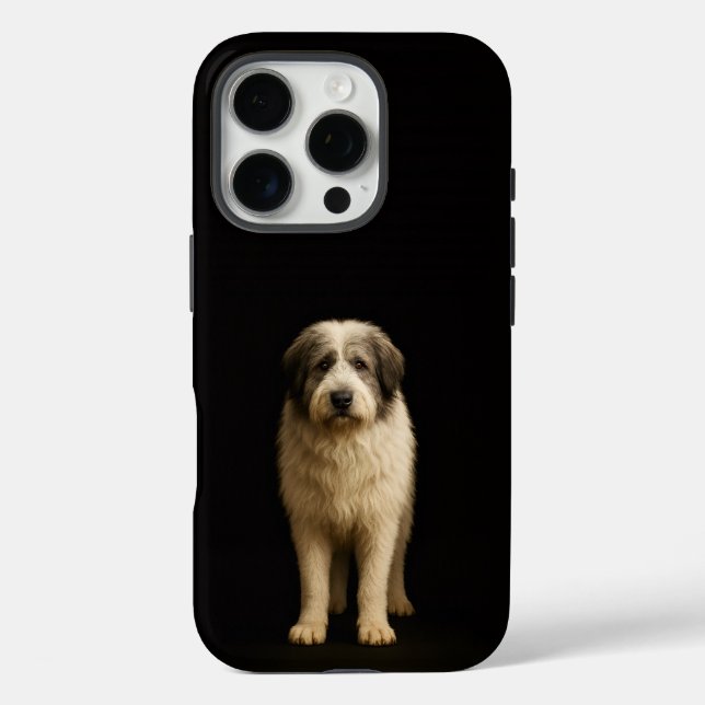 Schwarz 4 Luxe iPhone 16 Pro, Mioritic Shepherd Case-Mate iPhone Hülle (Rückseite)