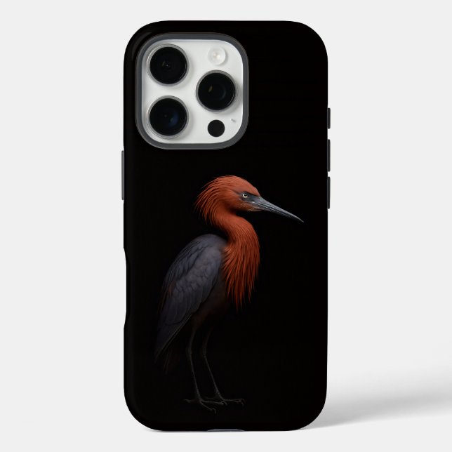 Schwarz 4 Luxe iPhone 16 Pro, Rötlicher Silberreih Case-Mate iPhone Hülle (Rückseite)