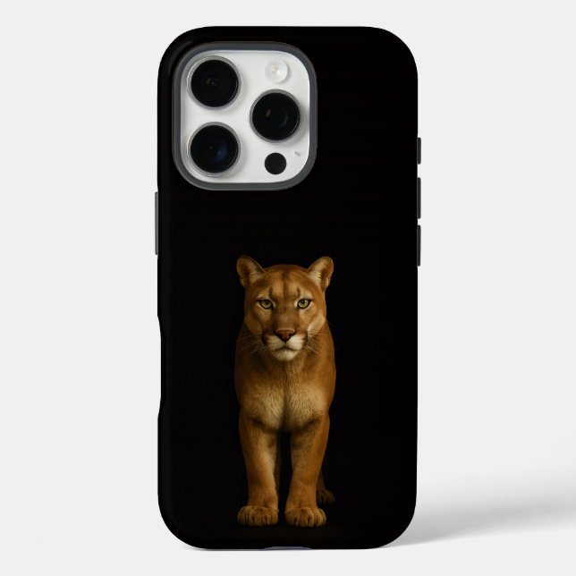 Schwarz 4 Luxe iPhone 16 Pro, Stiller Prime Puma Case-Mate iPhone Hülle (Rückseite)