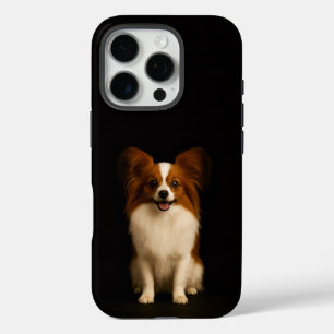 Schwarz 4 Luxe iPhone 16 Pro, Verfeinerter Papillo Pro Hülle