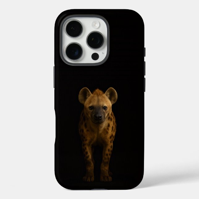 Schwarz 4 Luxe iPhone 16 Pro, wilde Tüpfelhyäne Case-Mate iPhone Hülle (Rückseite)