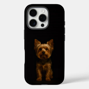 Schwarz 4 Luxe iPhone 16 Pro, Yorkshire Terrier Pro Hülle