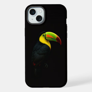 Schwarz 4 Luxe, Keil-Schnabeltukan iPhone 15 Plus Hülle