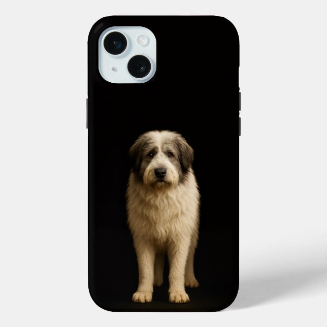 Schwarz 4 Luxe, Mioritic Shepherd iPhone 15 Plus Case-Mate iPhone Hülle (Rückseite)
