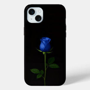 Schwarz 4 Luxe, Mitternachtsblaue Rose iPhone 15 P Case-Mate iPhone Hülle