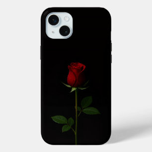 Schwarz 4 Luxe, Samtrote Rose iPhone 15 Plus Case-Mate iPhone Hülle