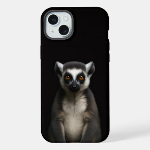 Schwarz 4 Luxe, Sanfter Lemur iPhone 15 Plus Hülle