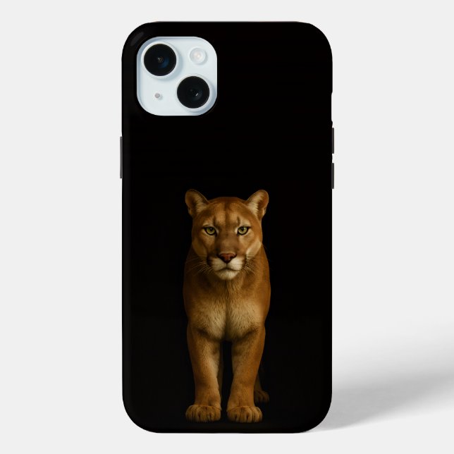 Schwarz 4 Luxe, Silent Prime Puma iPhone 15 Plus Case-Mate iPhone Hülle (Rückseite)