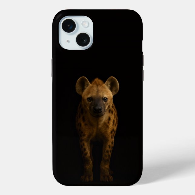 Schwarz 4 Luxe, wilde Tüpfelhyäne iPhone 15 Plus Case-Mate iPhone Hülle (Rückseite)