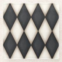 Schwarz-Antikes weißes Harlequin Gestell