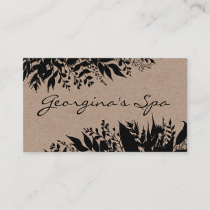 Schwarz auf Kraft Handgefertigte Badeseife Butters Visitenkarte