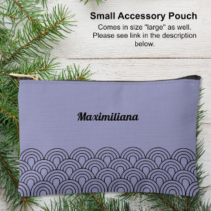 Schwarz auf Lila - Arches Glam Kleines Zubehör Beu Zubehörtasche